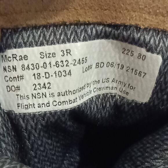 Vibrams McRae Goretex Military Combat Boots Size 3R Hunting, Hiking Tan - Picture 2 of 6